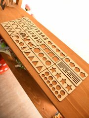 Çocuk Montessori - El Kası Geliştirme Ve Çizgi, Sayı Ve Şekil Çalışmaları Seti 16